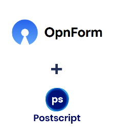 Integration of OpnForm and Postscript