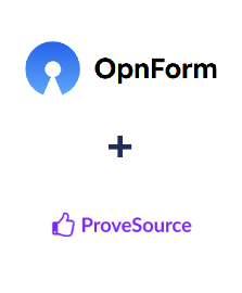 Integration of OpnForm and ProveSource