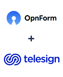 Integration of OpnForm and Telesign