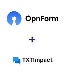 Integration of OpnForm and TXTImpact