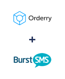 Integration of Orderry and Burst SMS