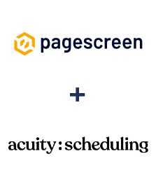 Integration of Pagescreen and Acuity Scheduling