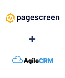 Integration of Pagescreen and Agile CRM