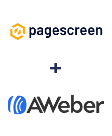 Integration of Pagescreen and AWeber