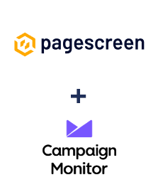 Integration of Pagescreen and Campaign Monitor