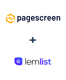 Integration of Pagescreen and Lemlist