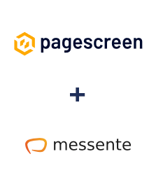 Integration of Pagescreen and Messente
