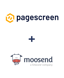 Integration of Pagescreen and Moosend