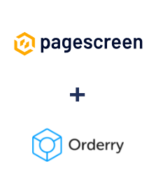 Integration of Pagescreen and Orderry