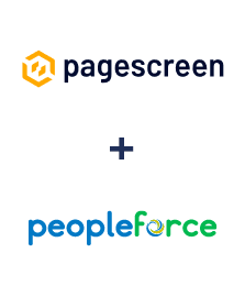 Integration of Pagescreen and PeopleForce