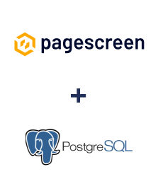 Integration of Pagescreen and PostgreSQL