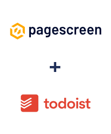 Integration of Pagescreen and Todoist