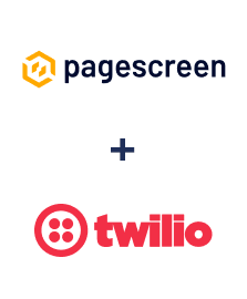 Integration of Pagescreen and Twilio