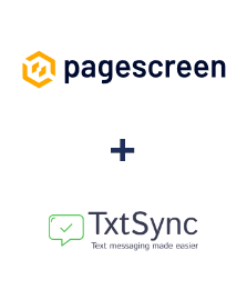 Integration of Pagescreen and TxtSync