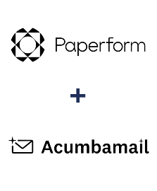 Integration of Paperform and Acumbamail