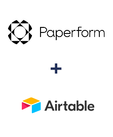 Integration of Paperform and Airtable