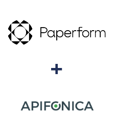 Integration of Paperform and Apifonica