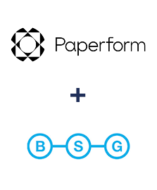 Integration of Paperform and BSG world