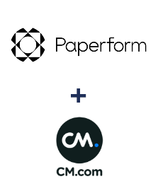 Integration of Paperform and CM.com