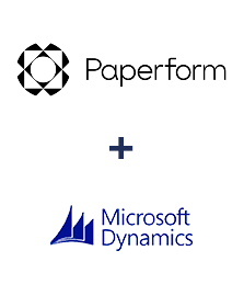 Integration of Paperform and Microsoft Dynamics 365