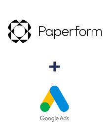 Integration of Paperform and Google Ads