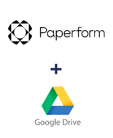 Integration of Paperform and Google Drive