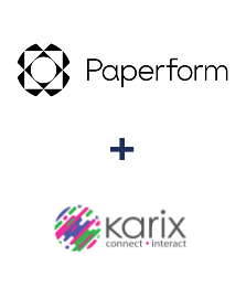 Integration of Paperform and Karix