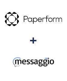 Integration of Paperform and Messaggio