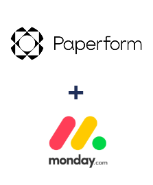 Integration of Paperform and Monday.com