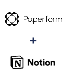 Integration of Paperform and Notion