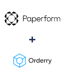 Integration of Paperform and Orderry