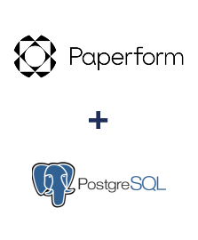 Integration of Paperform and PostgreSQL