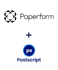 Integration of Paperform and Postscript
