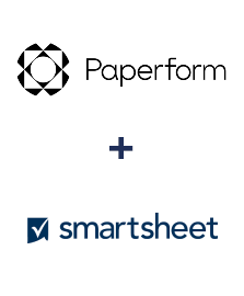 Integration of Paperform and Smartsheet