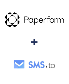 Integration of Paperform and SMS.to