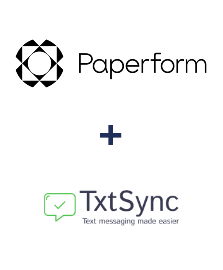 Integration of Paperform and TxtSync