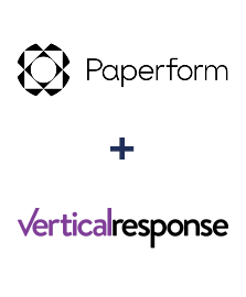 Integration of Paperform and VerticalResponse