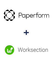 Integration of Paperform and Worksection