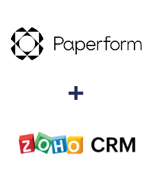 Integration of Paperform and Zoho CRM