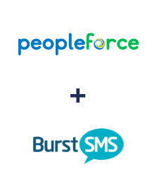 Integration of PeopleForce and Burst SMS