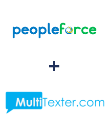 Integration of PeopleForce and Multitexter