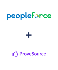 Integration of PeopleForce and ProveSource
