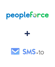 Integration of PeopleForce and SMS.to