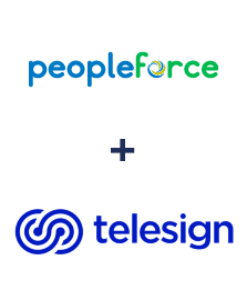 Integration of PeopleForce and Telesign