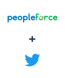 Integration of PeopleForce and Twitter