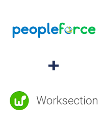 Integration of PeopleForce and Worksection