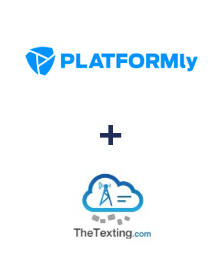 Integration of Platformly and TheTexting