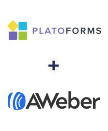 Integration of PlatoForms and AWeber