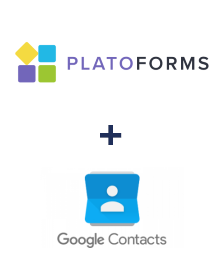 Integration of PlatoForms and Google Contacts