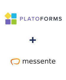 Integration of PlatoForms and Messente